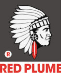 Red plume logo Red plume logo